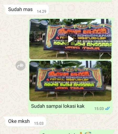 Pengiriman Papan Bunga Kalibaru