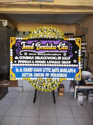 Papan Bunga di Kalibaru
